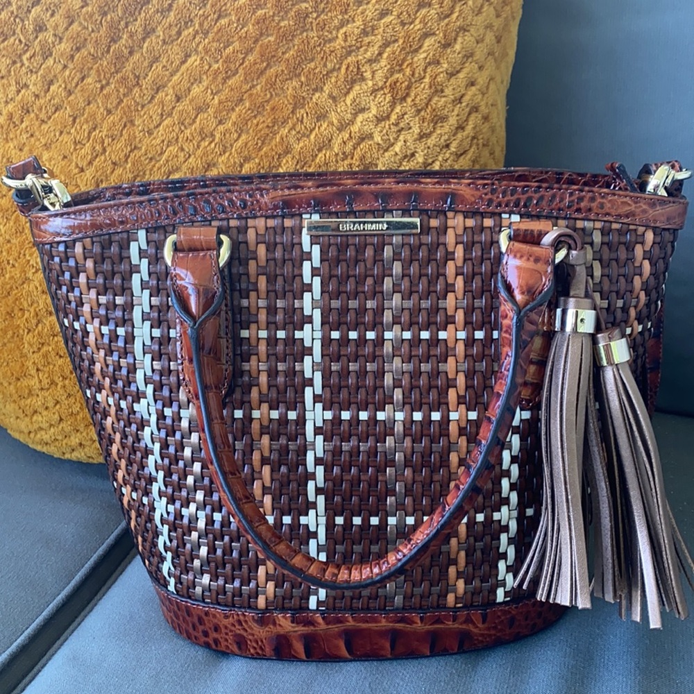 Small Bowie Pecan Prairie| Brahmin Crossbody
